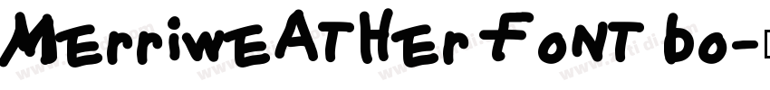 Merriweather font bo字体转换